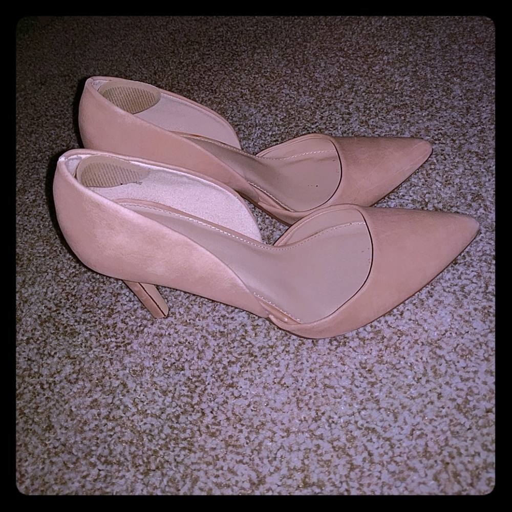 Tan pumps